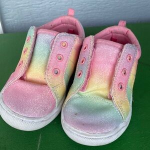 Wonder Nation Rainbow Glitter shoes size toddler 6
